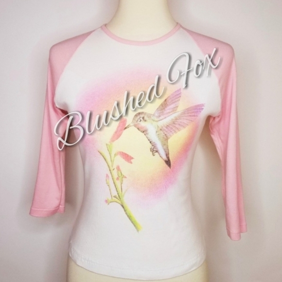 Vintage Chloe Raglan Top By Stella McCartney Chloe Hummingbird Top - Picture 10 of 10